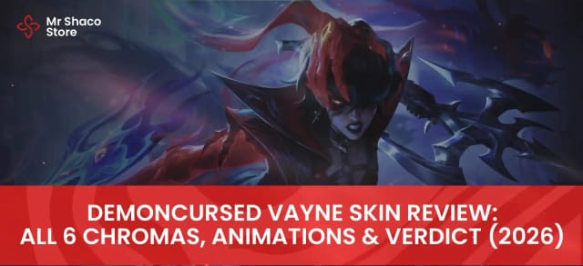 Demoncursed Vayne Skin Review: All 6 Chromas, Animations & Verdict (2026)